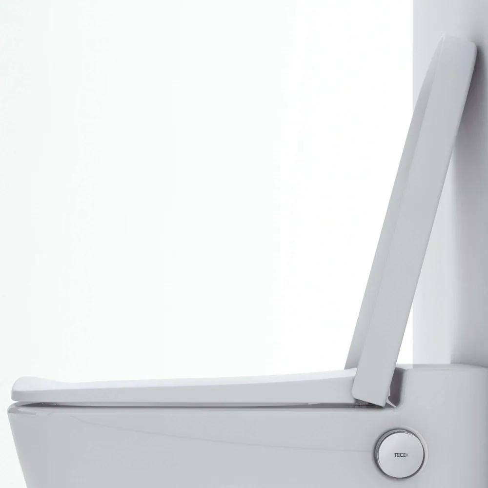 TECE One WC sedátko s poklopom, s funkciou Softclose, odnímateľné, z Duroplastu, biela, 9700600