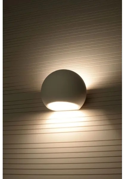 Nástenné svietidlo GLOBE 1xE27/60W/230V biela