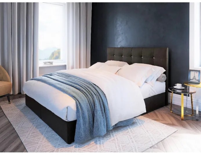 Elegantná posteľ KALINA 180x200, hnedá
