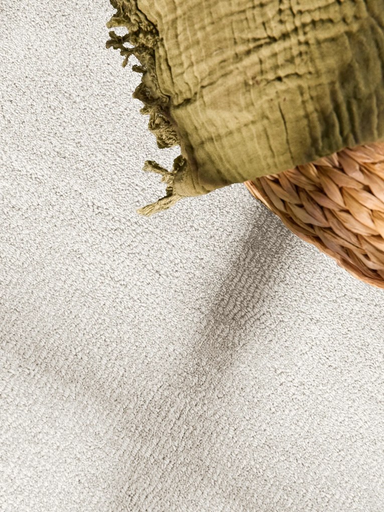 Villeroy & Boch, Kusový koberec Villeroy & Boch Kari 106281 Cream kruh, 200x200 (priemer) kruh, biela, obývacia izba