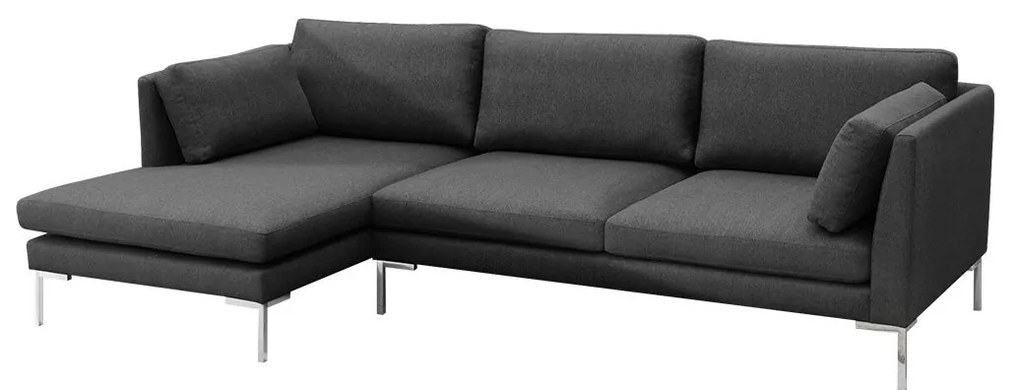 Rohová sedacia súprava Meers II, Dostupné poťahy: French Velvet 682, Strana: ľavá