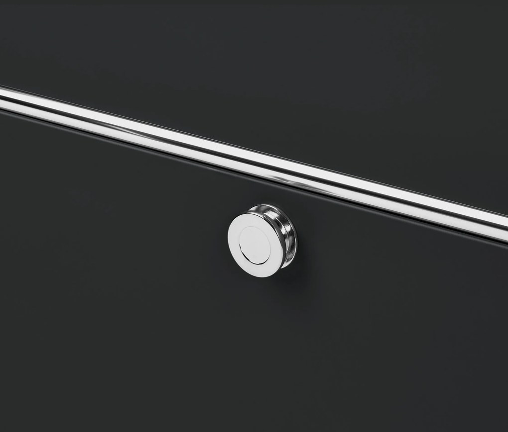 Odkladacia skrinka »CN3« so štyrmi výklopnými doskami, čierna