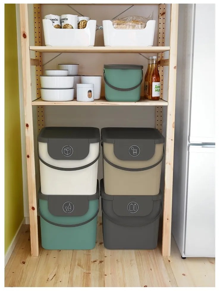 Odpadkový kôš na triedený odpad z recyklovaného plastu 40 l Albula - Rotho