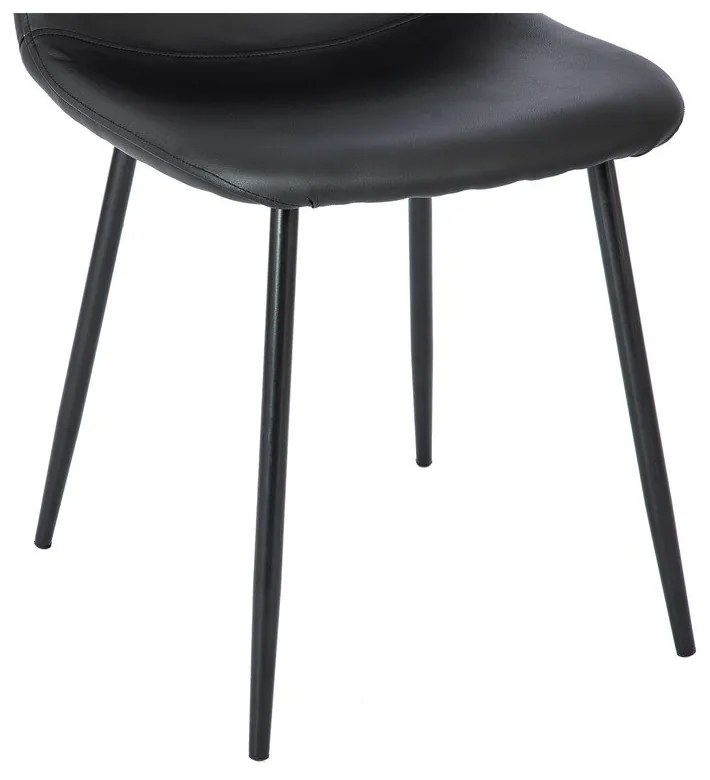 Súprava 2 čiernych jedálenských stoličiek Bonami Essentials Lissy