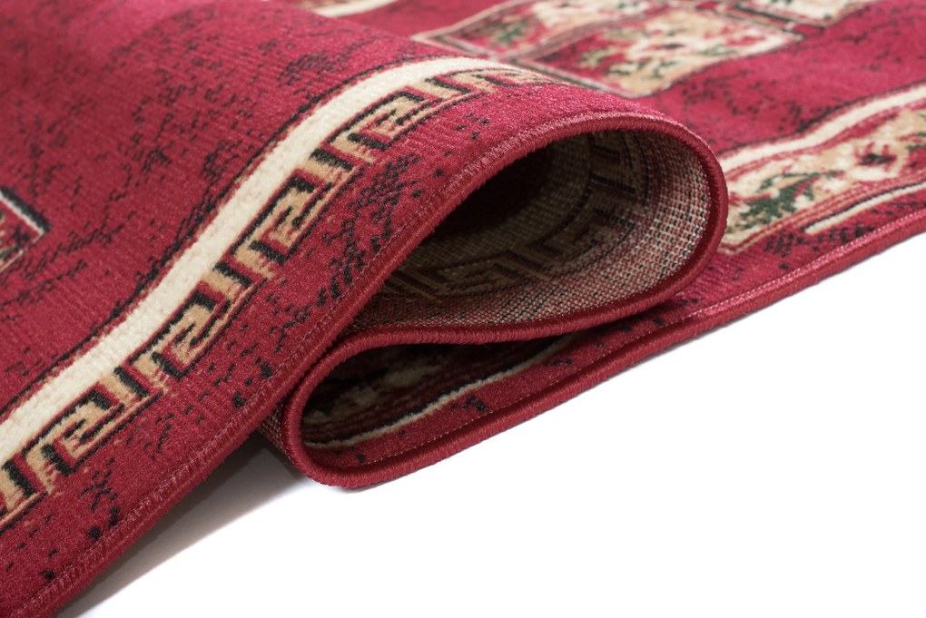 TA Koberec 4489B ČERVENÝ ATLAS PP Rozmer: 100x250 cm