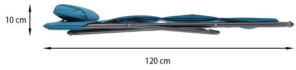 Turistické lehátko NILS Camp NC3018 - modré
