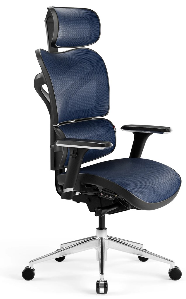Ergonomické kreslo Diablo V-Commander: Čierno-Modré