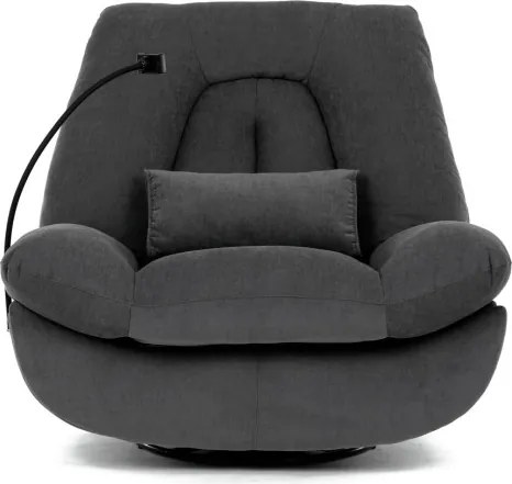 Polohovacie kreslo sivé, elektrické TV-7089 GREY2
