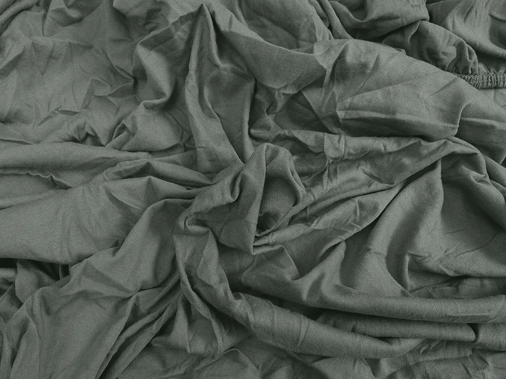 Jersey plachta tmavo zelená 180 x 200 cm