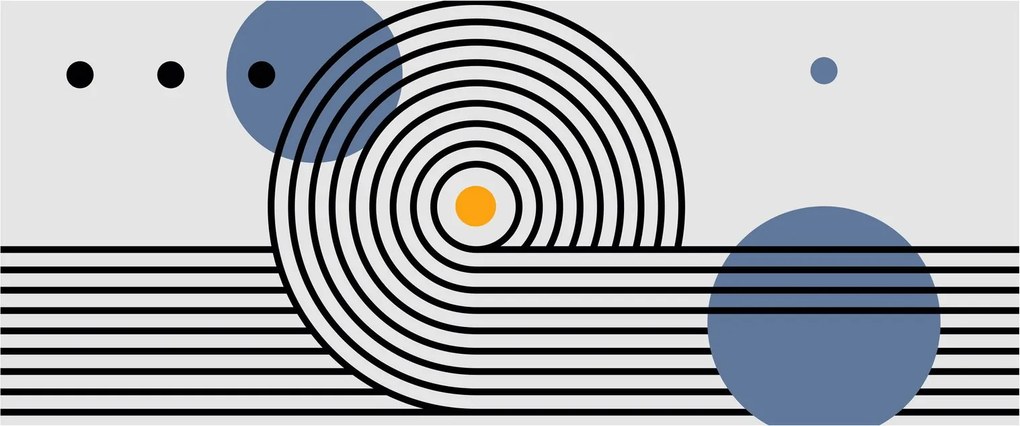 Obraz - Minimalistická abstrakcia N⁰1 (120x50 cm)