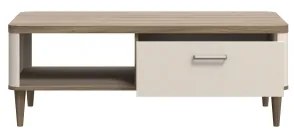 Konferenčný stolík NOR hnedý/béžový