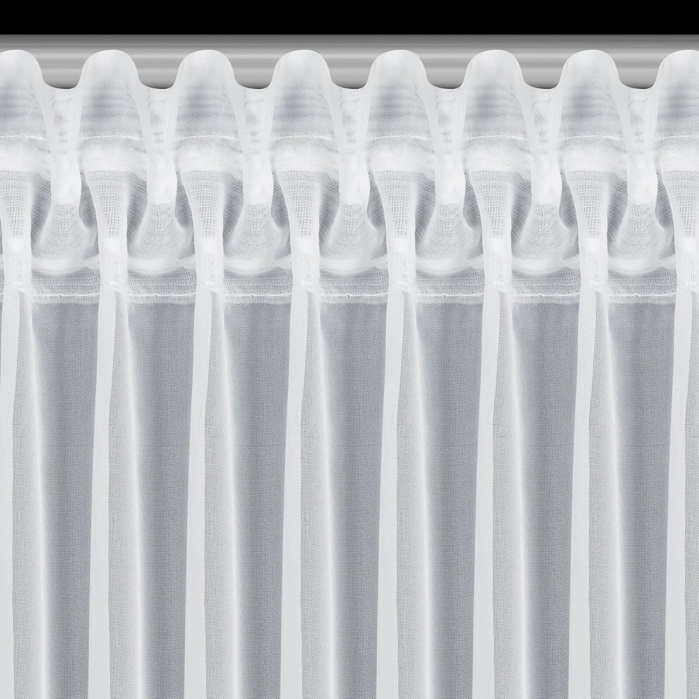 ZÁCLONA NA PÁSKE AGA3 400X145 CM BIELA