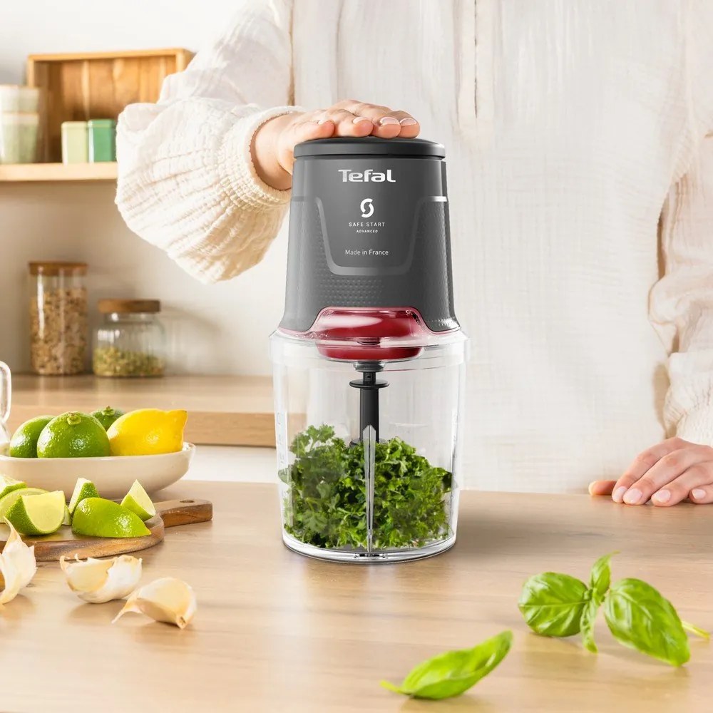 Tmavosivý elektrický sekáčik Easy Press MQ740HF0 – Tefal