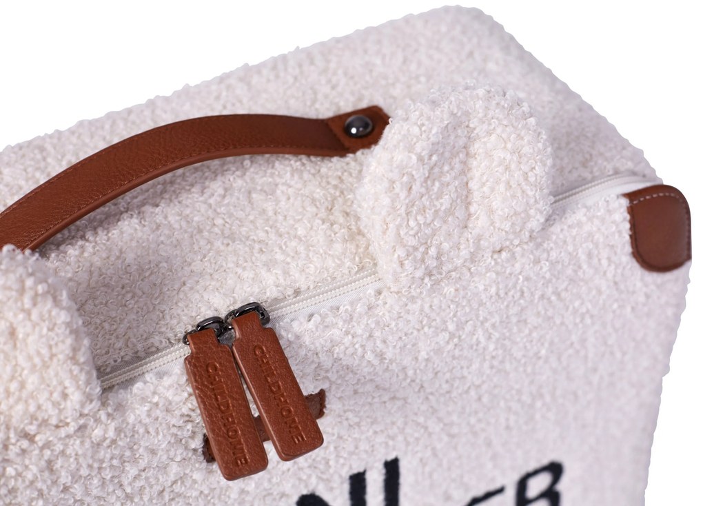 Detský cestovný kufor Teddy Off White