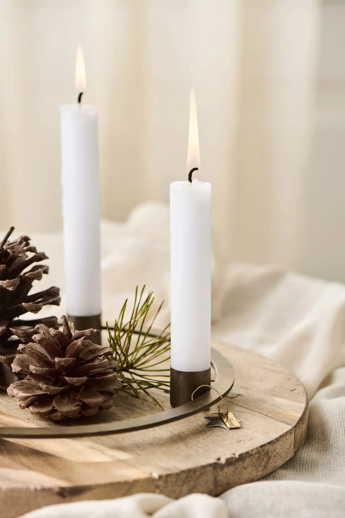 Ib Laursen Drevená tácka Round Unique Ø 30 cm