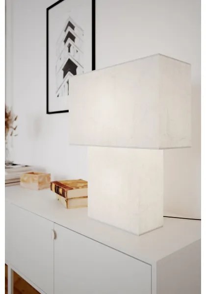 ByRydens 4024610-5000 - Stolná lampa iSQUARE 1xE27/8W/230V biela