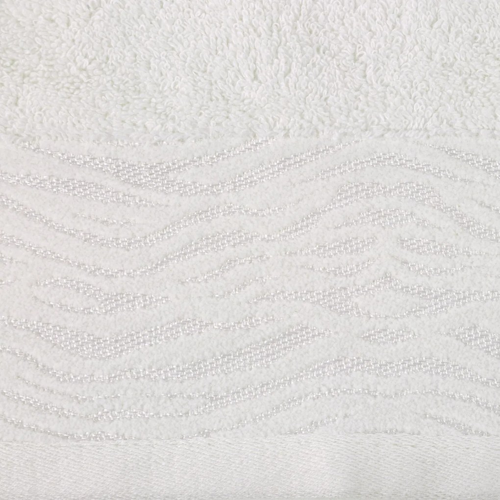 BAVLNENÝ UTERÁK DAFNE2 50X90 CM KRÉMOVÁ