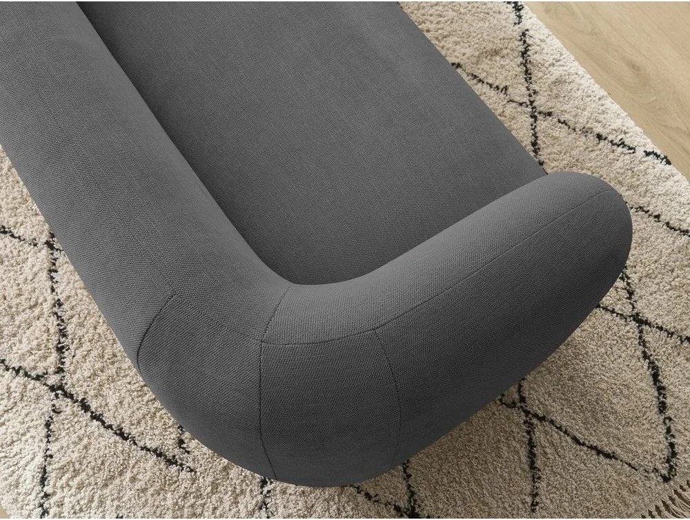 Tmavosivá ženilková pohovka 160 cm Celine – Bobochic Paris