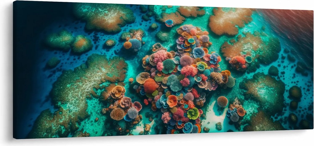 Obraz - Pohľad na more (120x50 cm)