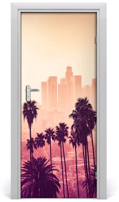 Fototapeta samolepiace dvere Los Angeles mesto 75x205 cm