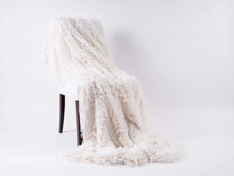 Home Elements Mikrovláknová deka extra dlhý vlas 150x200cm, medová