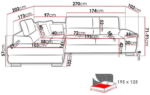 Rohová sedacia súprava Alphard  (krémová). Vlastná spoľahlivá doprava až k Vám domov. 1121766