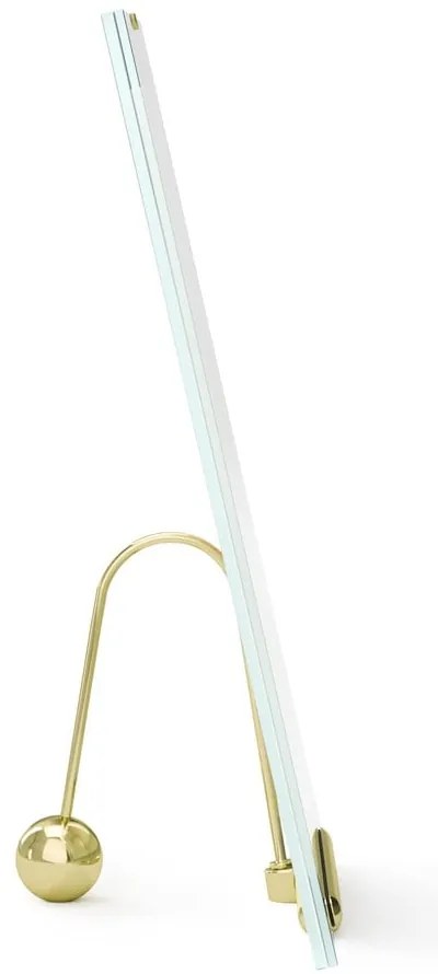 Sklenený stojací rámček v zlatej farbe 26x30,5 cm Flute – Umbra