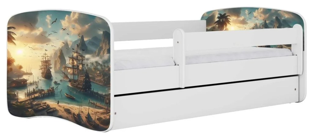 Detská postieľka Babydreams loď biela