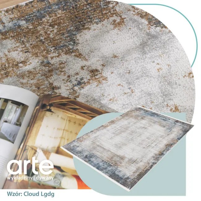 Koberec Arte Piran Cloud sivý