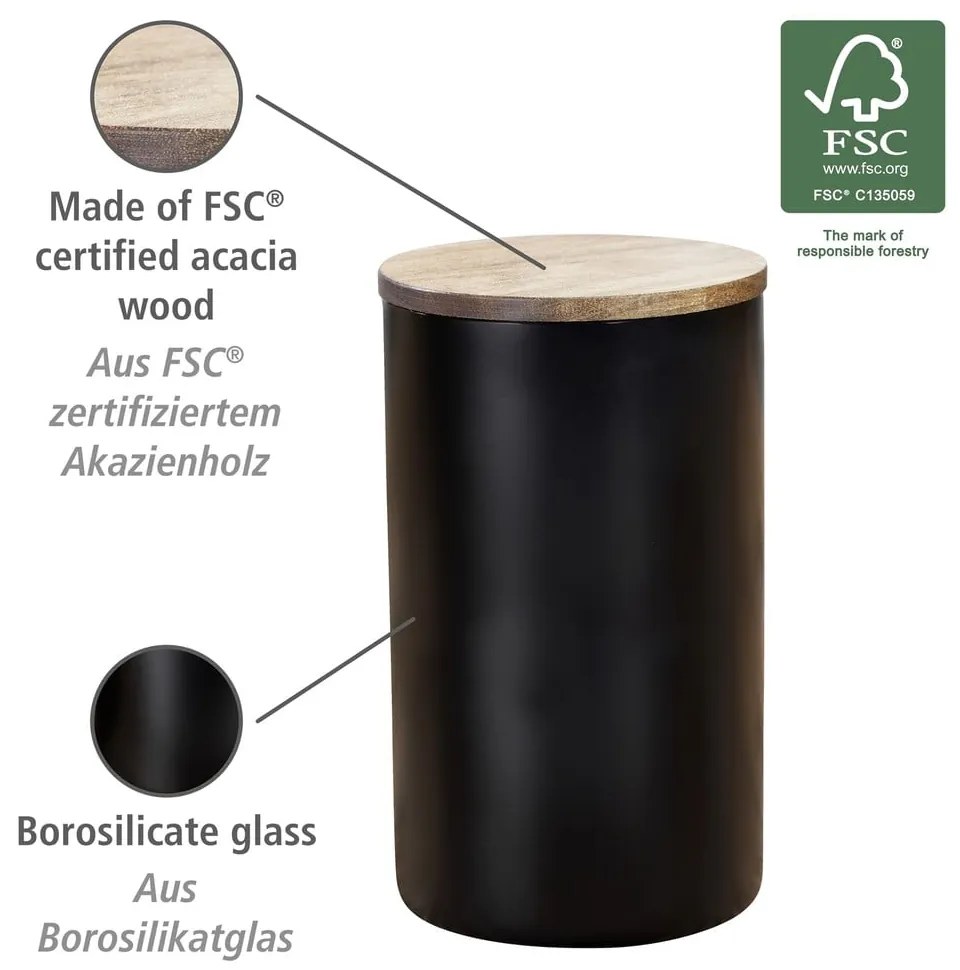 Sklenená dóza na potraviny – Wenko