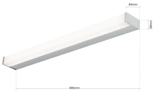 Orion Soff 3-482-LED Osvetlenie zrkadla MARILYN LED/17W/230V 69,5 cm lesklý chróm