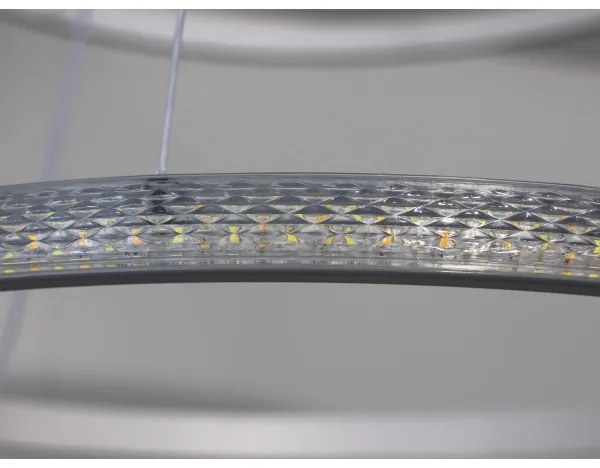 Stmievateľný LED luster na lanku LED/55W/230V 3000-6500K pr. 60 cm + diaľkové ovládanie