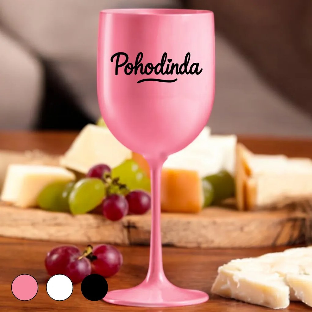 Ahome Pohár na víno Pohodinda Vyberte farbu: Čierna