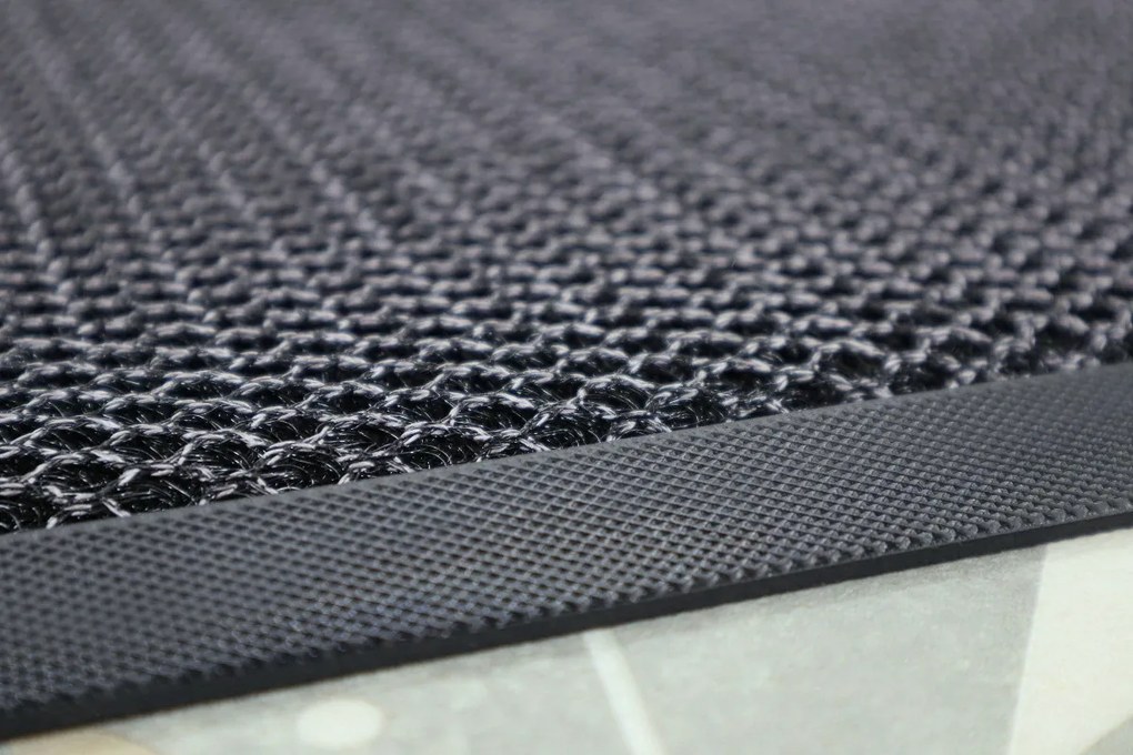 Hamat, Rohožka Blitz 3D 314 Antracit – na von aj na doma, 40x60, šedá, chodba / predsieň