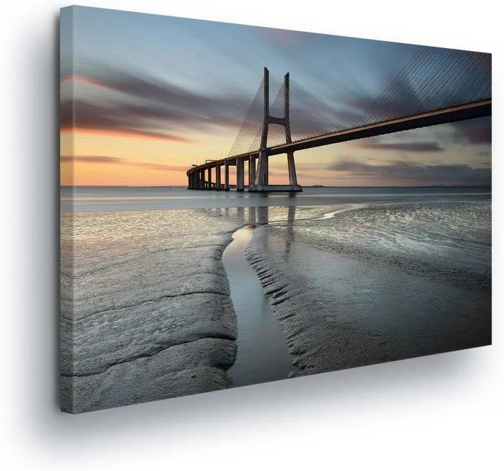 GLIX Obraz na plátne - Bridge on Coast II 100x75 cm