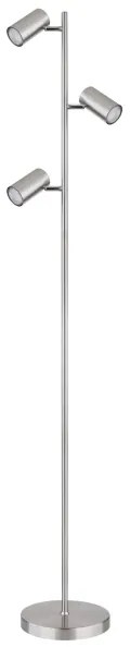 Globo 57910S - Stojacia lampa ROBBY 3xGU10/5W/230V matný chróm
