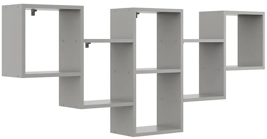 Polička Alize platinová sivá