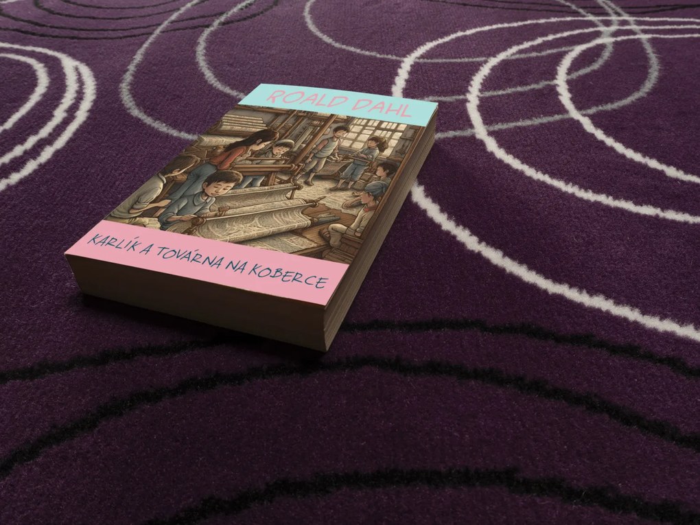 Kusový koberec Circles lila, 120x170, fialová, chodba / predsieň, Alfa Carpets