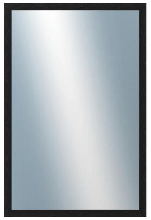 DANTIK - Zrkadlo v rámu, rozmer s rámom 40x60 cm z lišty KASETTE čierna (2759)