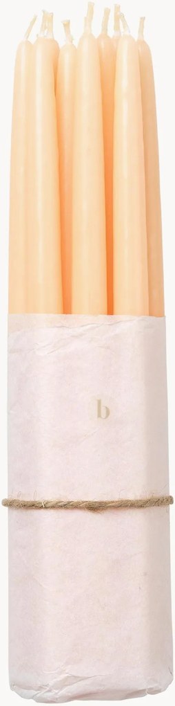 Kužeľovité sviečky Smooth, 10 ks