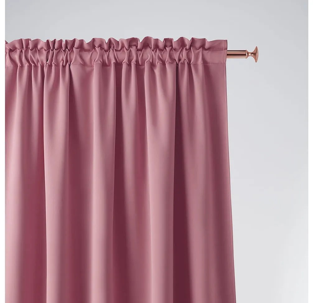 Room99 Záves na terasu AURA Na páske Farba: Hnedá, Veľkosť: 140 x 250 cm
