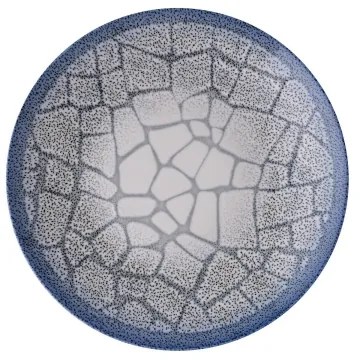 Jedálenská súprava 24 ks modrá/porcelán