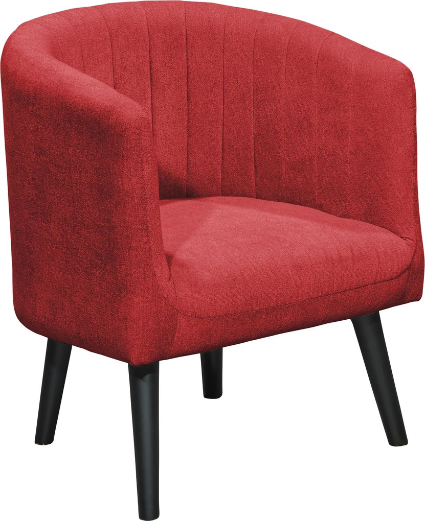 XXXLutz KOKTAILOVÉ KRESLO, textil, červená Livetastic - Kreslá - 002220052505