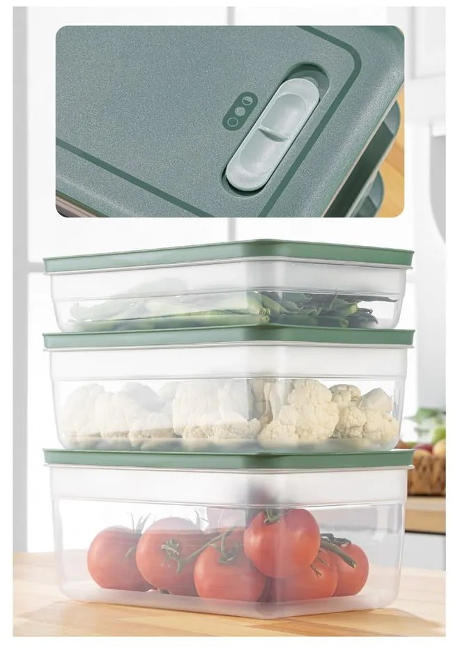 Potravinové škatuľky v súprave 3 ks – Hermia