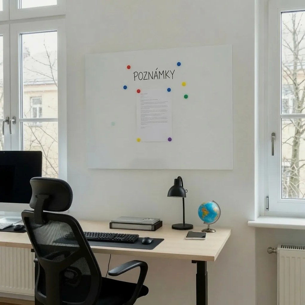 Toptabule.sk Bezrámová magnetická popisná tabuľa ULTRASLIM BIELA 120x200 cm