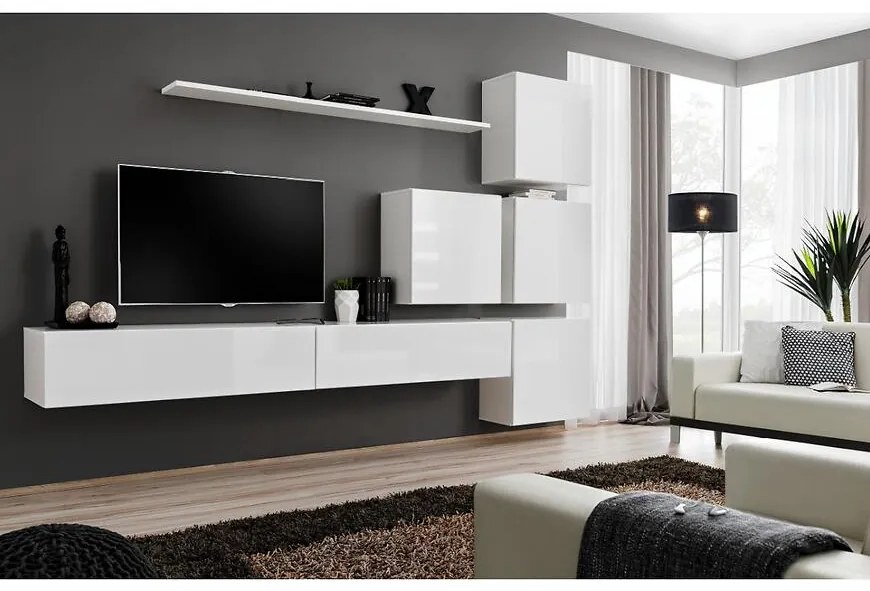 Obývacia stena Switch IX biela