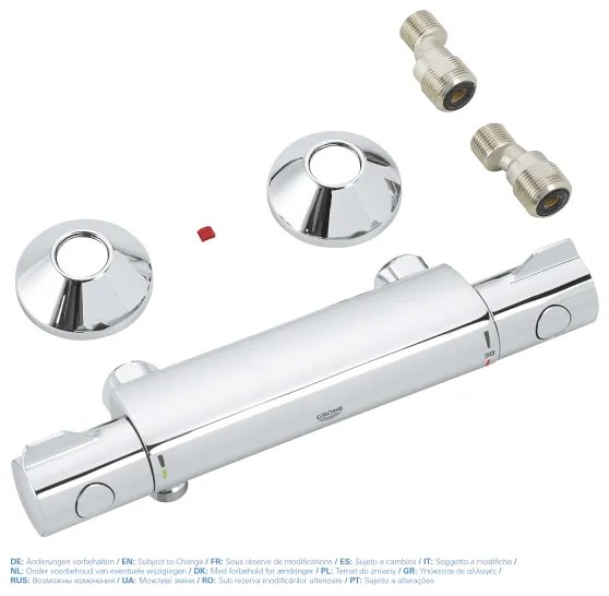 GROHE 34558000 - Termostatická sprchová batéria GROHTHERM 800 DN 15 lesklý chróm