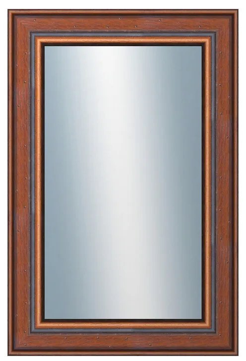DANTIK - Zrkadlo v rámu, rozmer s rámom 40x60 cm z lišty ANGLIE hnedá (561)
