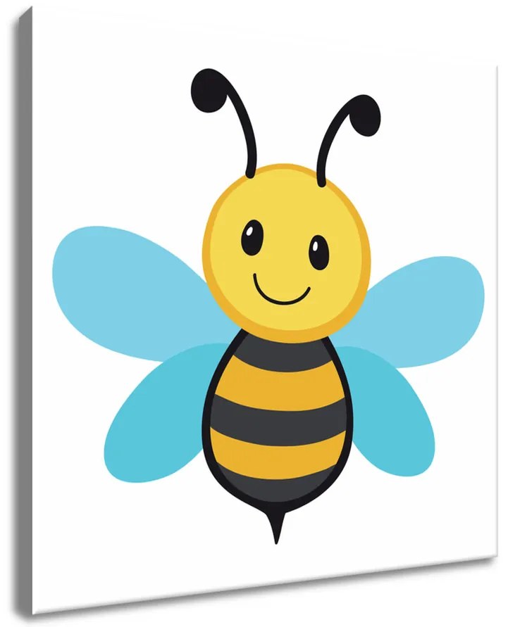 Gario Obraz na plátne Veselá včielka Rozmery: 30 x 30 cm