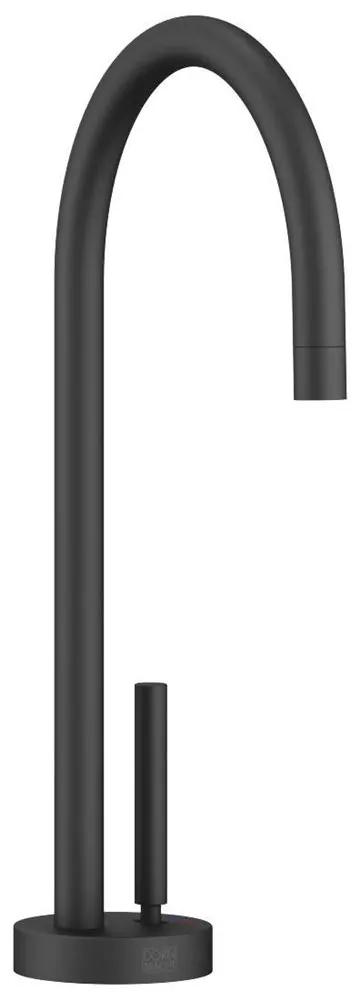 DORNBRACHT Tara Classic Hot &amp; Cold páková drezová batéria s filtrom, na horúcu a studenú vodu, výška výtoku 180 mm, matná čierna, 17861888-33